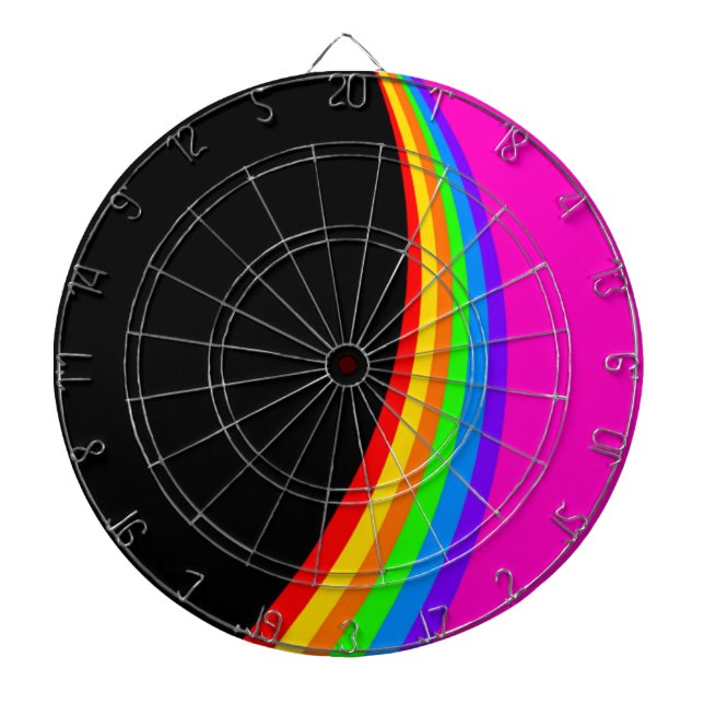 RAINBOW PATTERN DARTBOARD (Front)