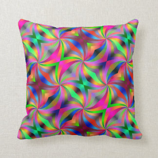 Rainbow Pattern Modern Cushion