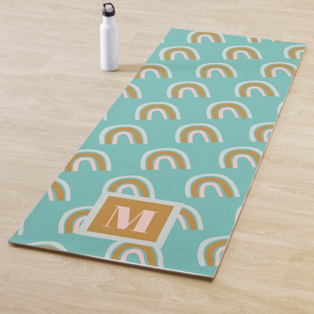 Rainbow Pattern Monogram Yoga Mat (In Situ)