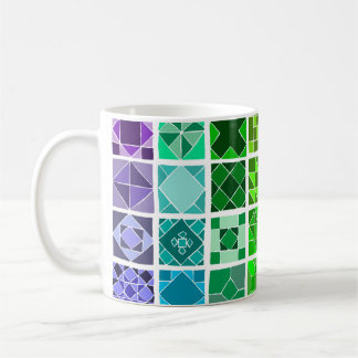 Rainbow pattern mug