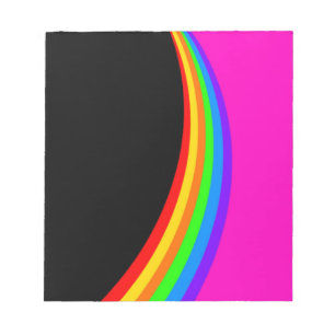 RAINBOW PATTERN NOTEPAD