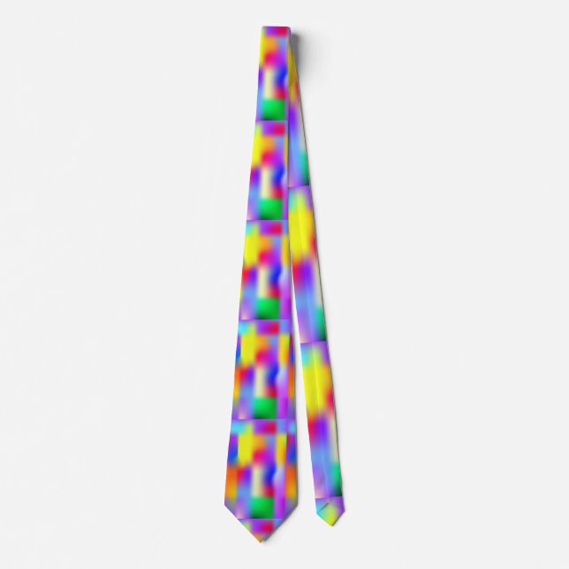 Rainbow Pattern Tie (Front)