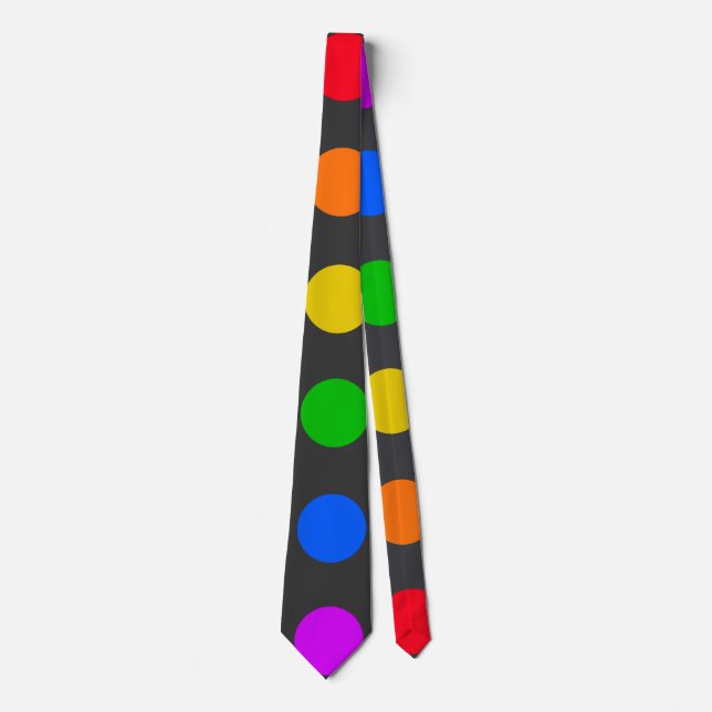Rainbow Pattern Tie (Front)