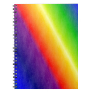 Rainbow Patterns Spiral Notebook