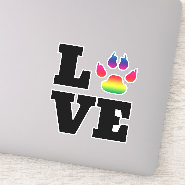 Rainbow paw (Detail)