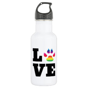Rainbow paw 532 ml water bottle