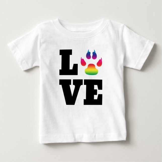 Rainbow paw baby T-Shirt (Front)