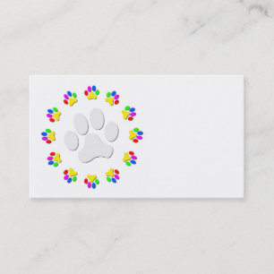 Rainbow Pawprints Business Cards