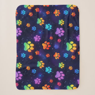 Rainbow Paws Sherpa Blanket