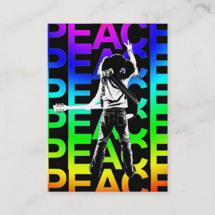 "Rainbow Peace" Chubby Card