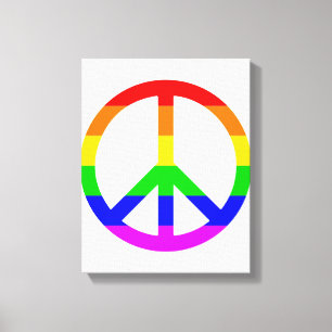 Rainbow Peace Sign