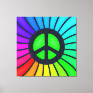 Rainbow Peace Sign