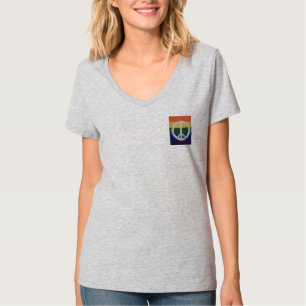 Rainbow Peace Sign T-Shirt