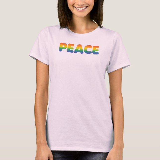 Rainbow Peace T-Shirt (Front)