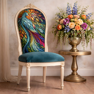 Rainbow Peacock Decoupage Tissue Paper