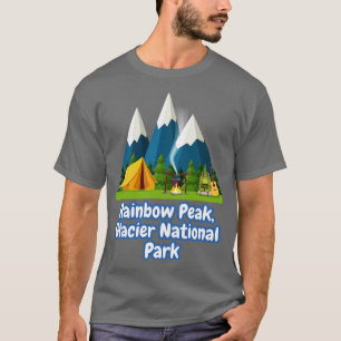 Rainbow Peak Glacier National Park T-Shirt