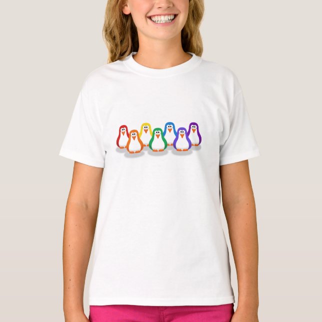 Rainbow Penguins Shirt (Front)