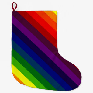 RAINBOW PERFECTION! ~ LARGE CHRISTMAS STOCKING