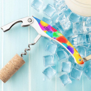 Rainbow Personalised Corkscrew