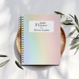 Rainbow Personalised Planner With Custom Name