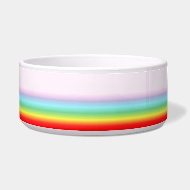 Rainbow Pet Bowl, Large  (Right)