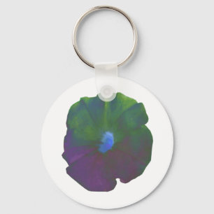 Rainbow Petunia Keychain