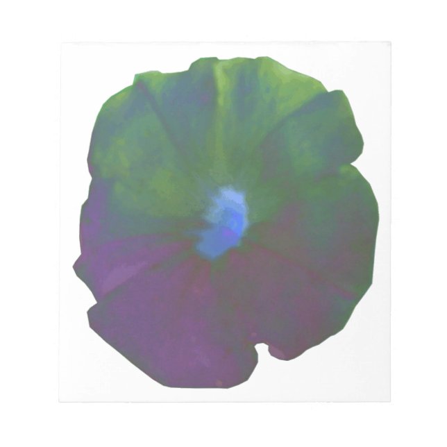 Rainbow Petunia Notepad (Front)