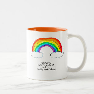 Rainbow Philosophy Two-Tone Coffee Mug