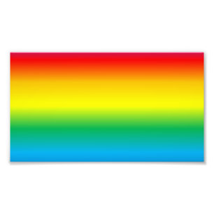 rainbow photo print
