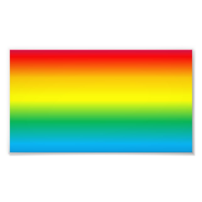 rainbow photo print (Front)