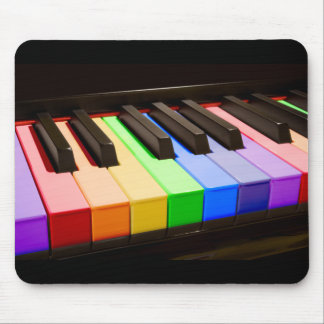 Rainbow Piano Mouse Pad
