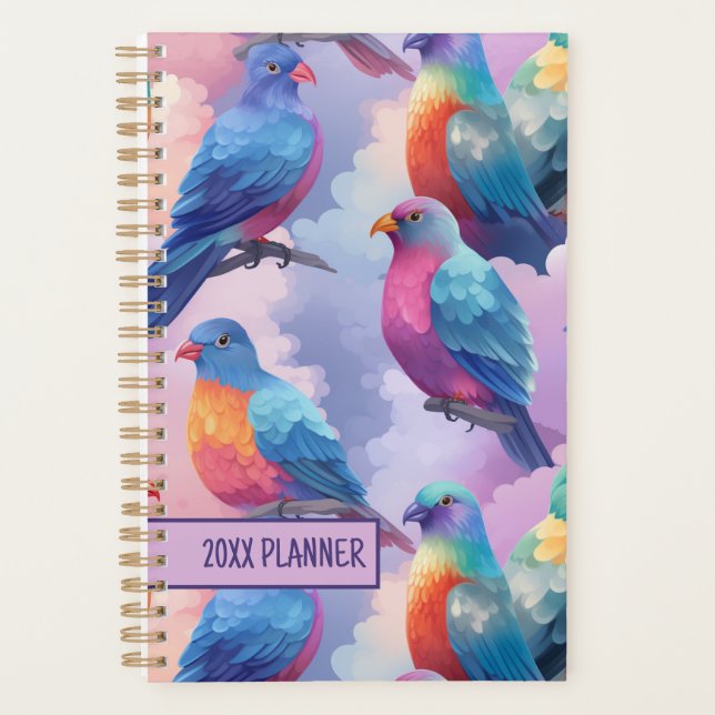 Rainbow Pigeons Planner (Front)