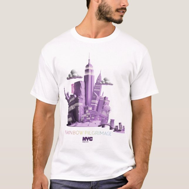 Rainbow Pilgrimage City T-Shirt (Front)