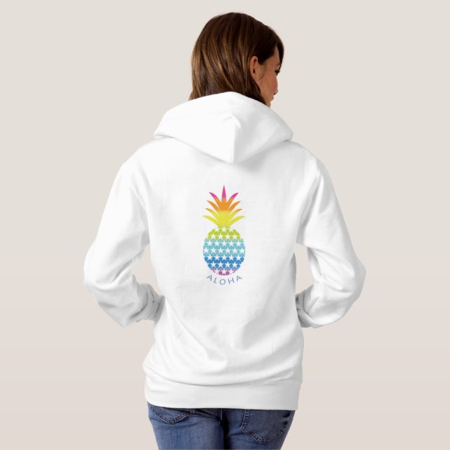 Rainbow Pineapple　062 Hoodie (Back Full)