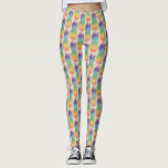 Rainbow pineapple fruit pattern print leggings<br><div class="desc">Tropical pineapple fruit pattern print leggings. Rainbow coloured artwork with custom background colour. Colourful pants for workout,  dancing,  gym,  fitness,  training,  running,  sports,  going out,  summer party etc. Cool tights for women and girls. Fruity food themed design. Trendy hipster gift idea for friends,  family,  sister,  wife,  daughter,  girl etc.</div>
