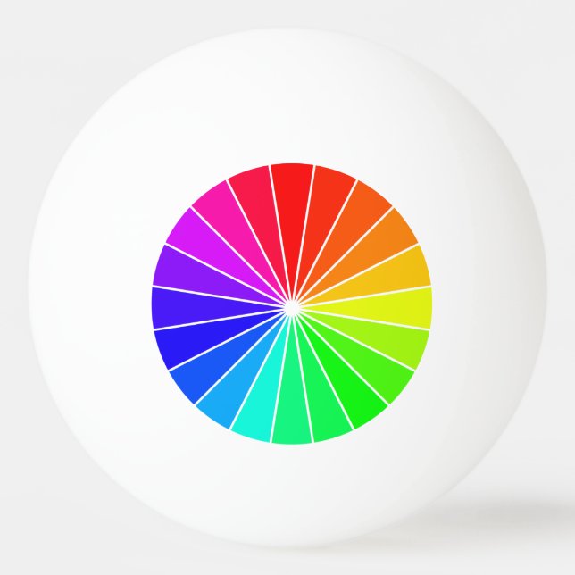 Rainbow Ping Pong Balls Rainbows Sports Fun (Front)