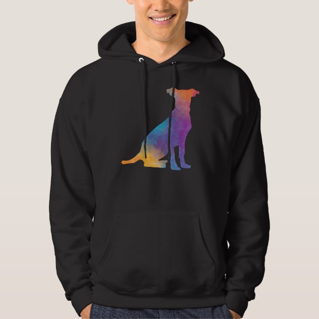 Rainbow Pitbull Hoodie (Front)