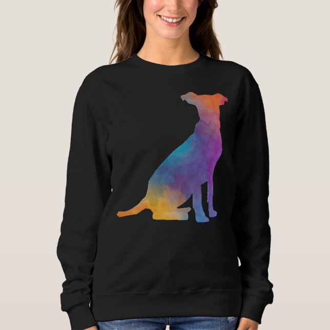 Rainbow Pitbull Sweatshirt (Front)