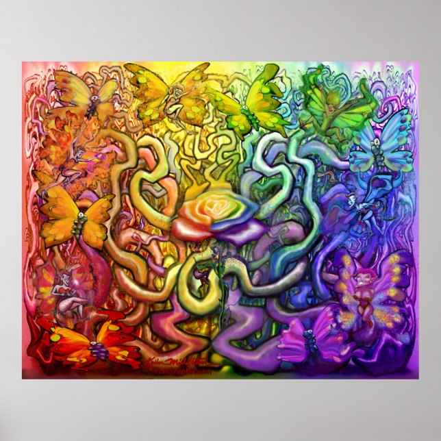 Rainbow Pixies Magic Poster (Front)