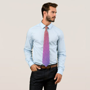 Rainbow Plaid Tie