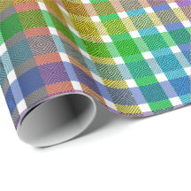 Rainbow Plaid - Wrapping Paper