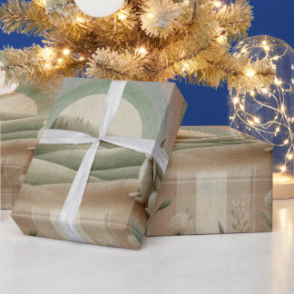 Rainbow Plaid Wrapping Paper