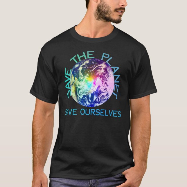 Rainbow Planet T-Shirt (Front)
