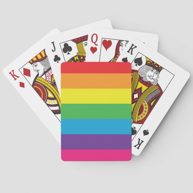 Rainbow Playing Cards (Back)