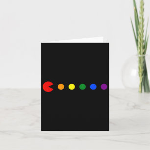 Rainbow Polka Dot Gay Pride Month Lgbtq Ally  Card