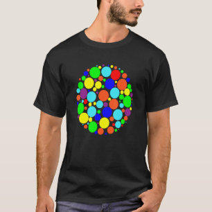 Rainbow Polka Dot International Dot Day Kids Teac T-Shirt