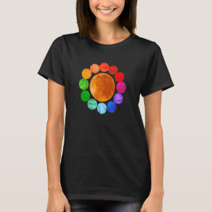 Rainbow Polka Dot International Dot Day September  T-Shirt