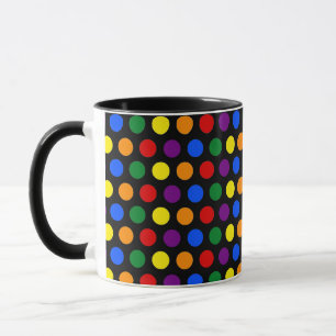 Rainbow Polka Dot Mug