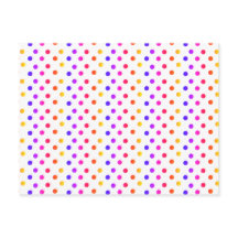 Rainbow Polka Dots Postcard