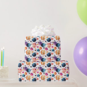 Rainbow Polka Dots Wrapping Paper